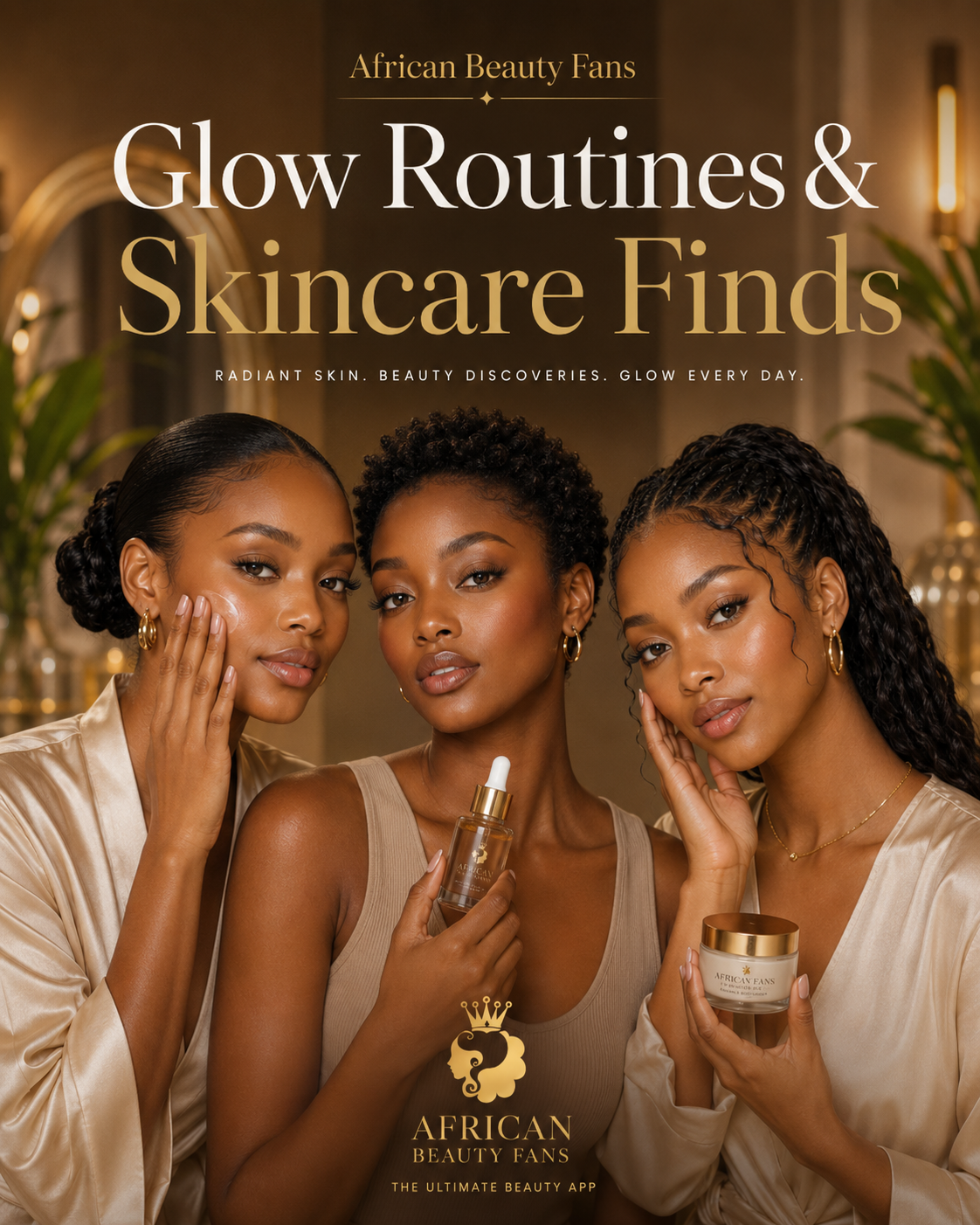 Glow routines and skincare finds inspiration for African Beauty Fans